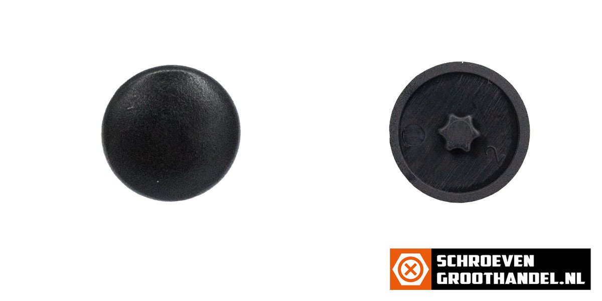Alternatieve afbeelding voor Abdeckkappen für Schrauben TORX-10 Schwarz 25 Stück