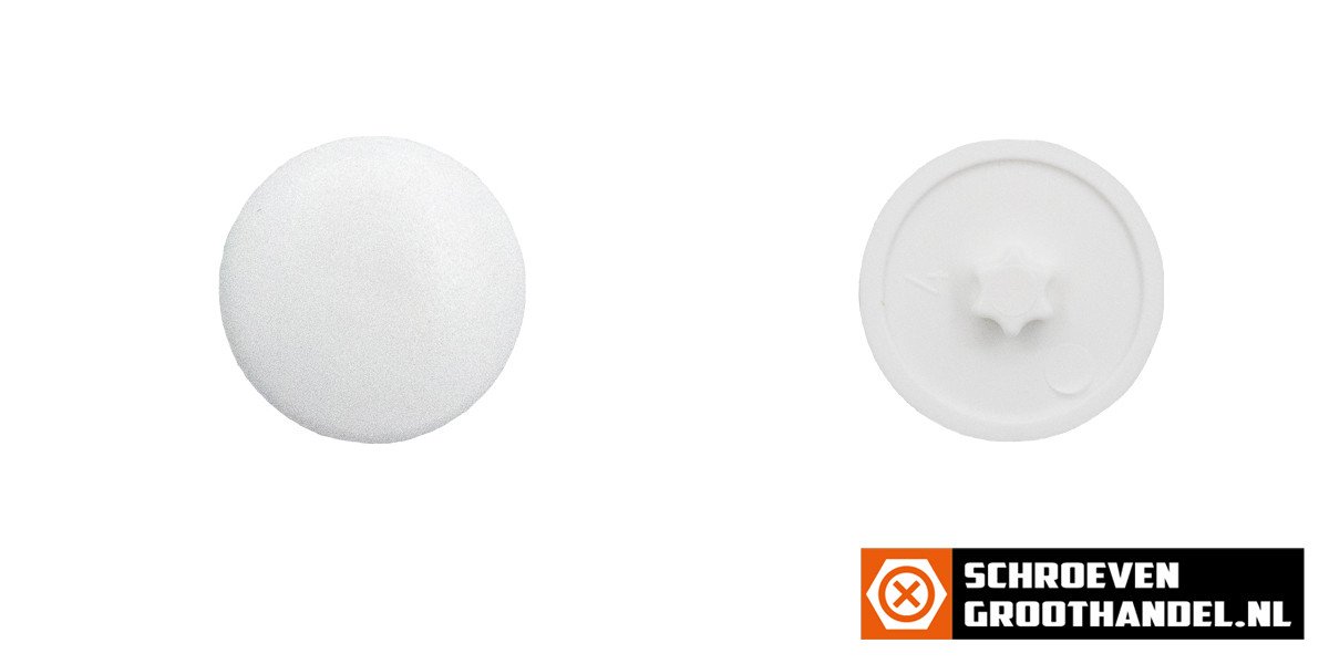 Alternatieve afbeelding voor Abdeckkappen für Schrauben TORX-10 Weiß 25 Stück