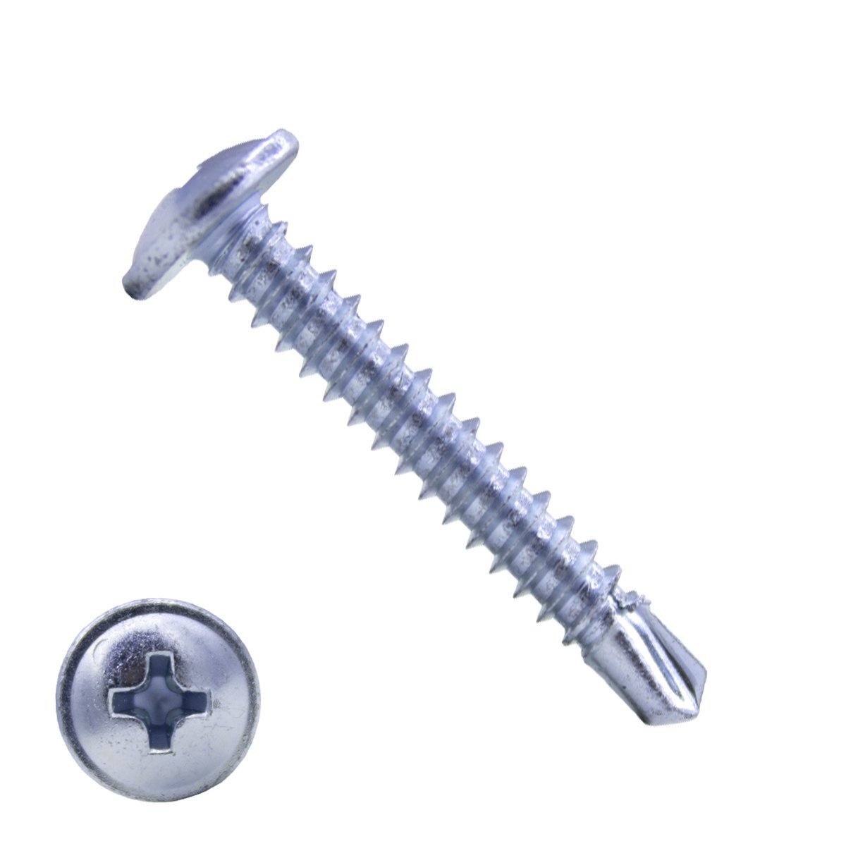 Alternatieve afbeelding voor Bohrschrauben verzinkt 4,2x32mm Linsenflanschkopf philips DIN7504-P 200 Stück