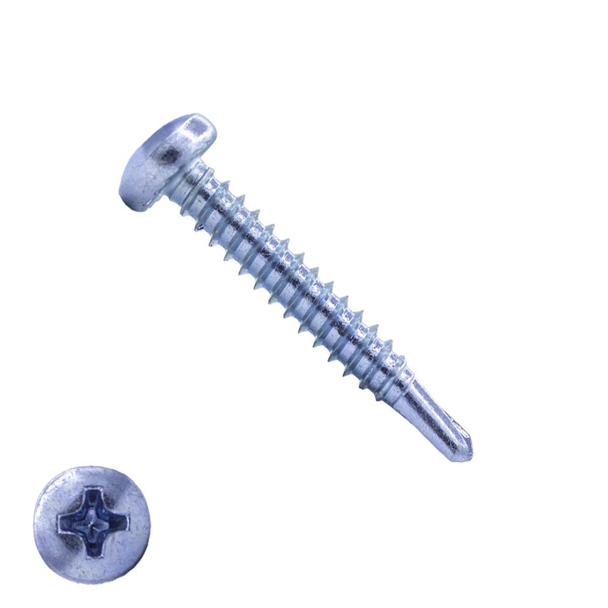 Alternatieve afbeelding voor Bohrschrauben verzinkt 4,2x38mm Linsenkopf philips DIN7504-N 200 Stück