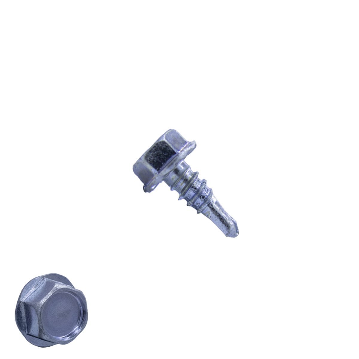 Alternatieve afbeelding voor Bohrschrauben verzinkt 4,8x13mm Sechskantkopf DIN7504-K 200 Stück