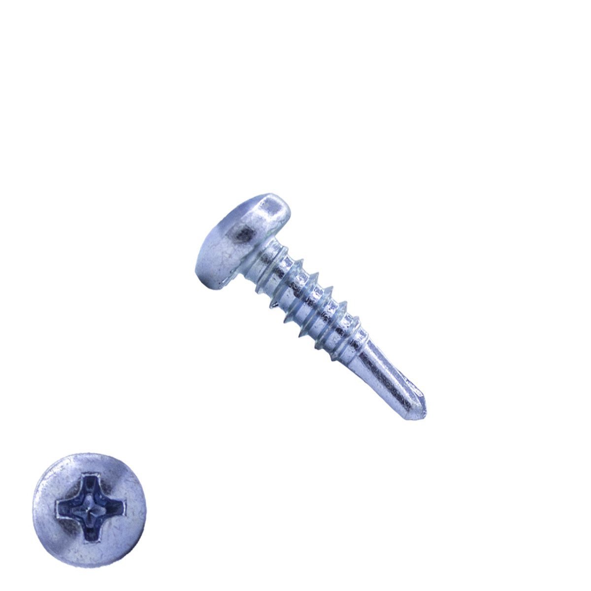 Alternatieve afbeelding voor Bohrschrauben verzinkt 4,8x19mm Linsenkopf philips DIN7504-N 200 Stück
