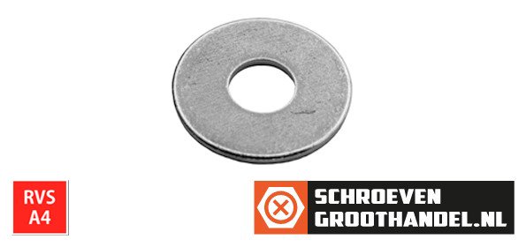 Alternatieve afbeelding voor Unterlegscheiben M4 Edelstahl A4 DIN9021 200 Stück