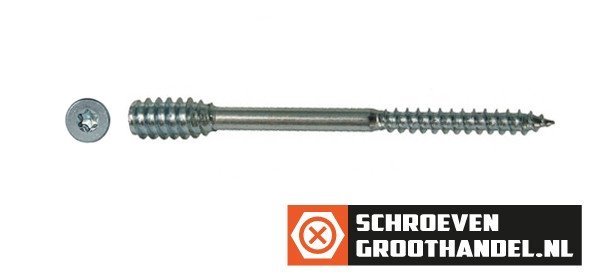 Alternatieve afbeelding voor Distanzschrauben 6x180mm (100-135mm) verzinkt 50 Stück