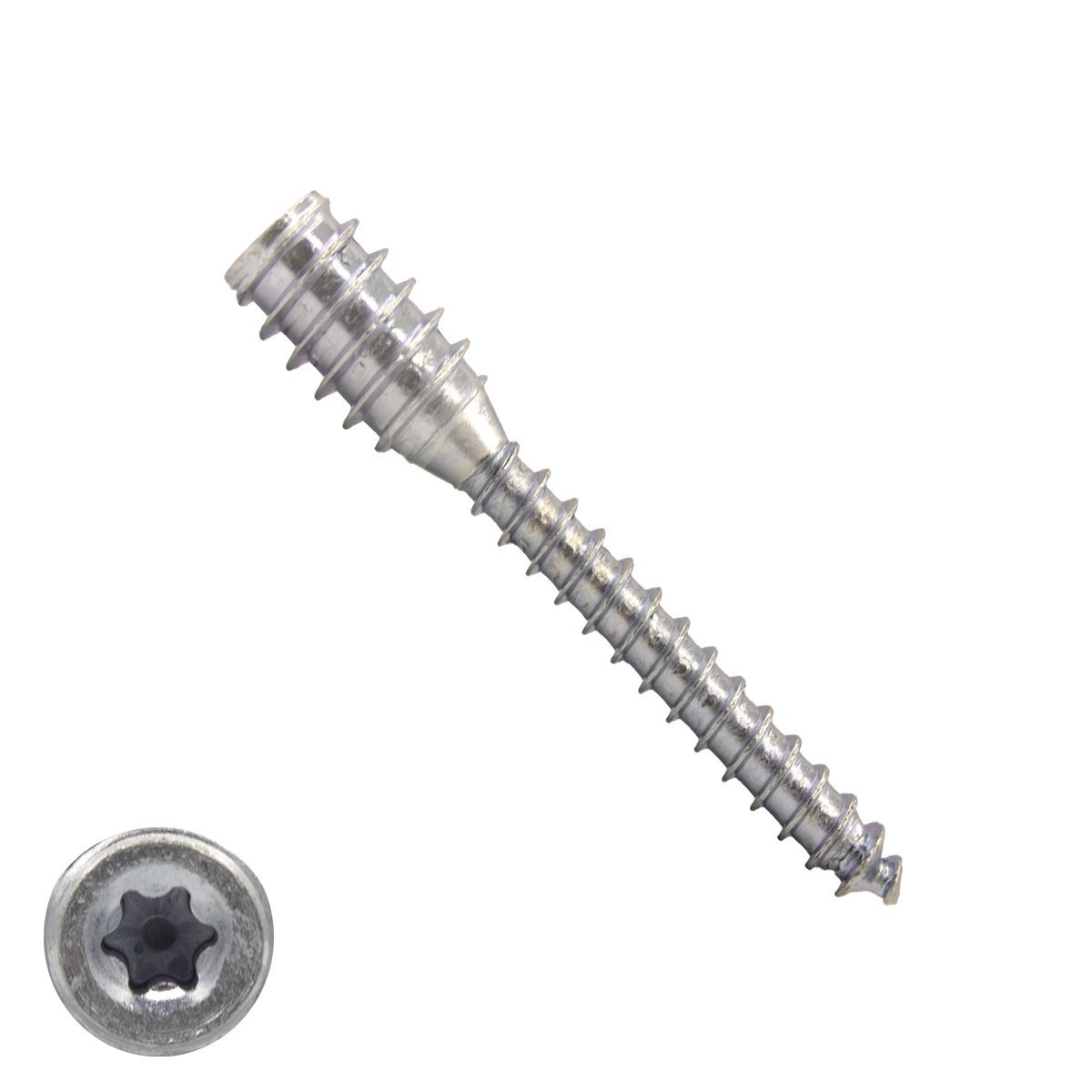 Alternatieve afbeelding voor Distanzschrauben 6x60mm (0-15mm) verzinkt 50 Stück