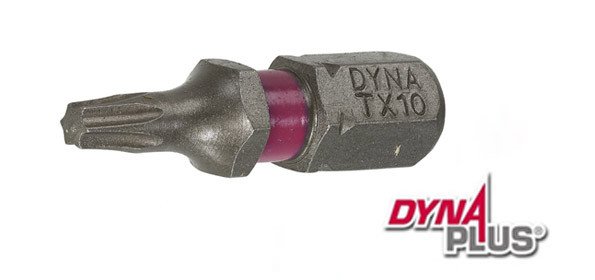 Alternatieve afbeelding voor Dynaplus bit TORX-10 ROSA 50mm 5 Stück