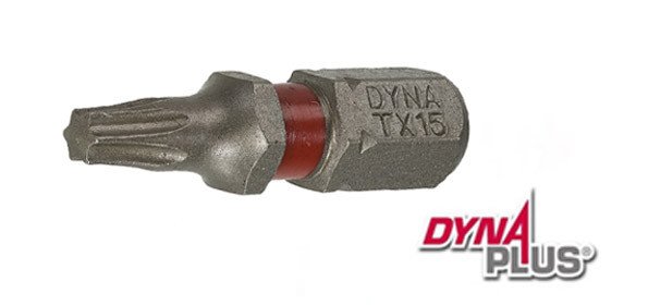 Alternatieve afbeelding voor Dynaplus bit TORX-15 ROT 25mm 10 Stück