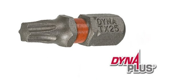 Alternatieve afbeelding voor Dynaplus bit TORX-25 ORANGE 25mm 10 Stück