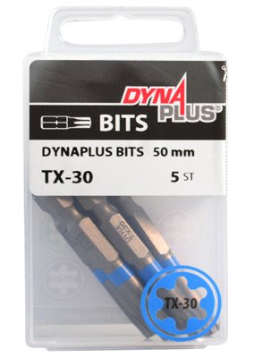 Alternatieve afbeelding voor Dynaplus bit TORX-30 BLAU 50mm 5 Stück