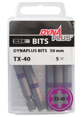 Alternatieve afbeelding voor Dynaplus bit TORX-40 LILA 50mm 5 Stück