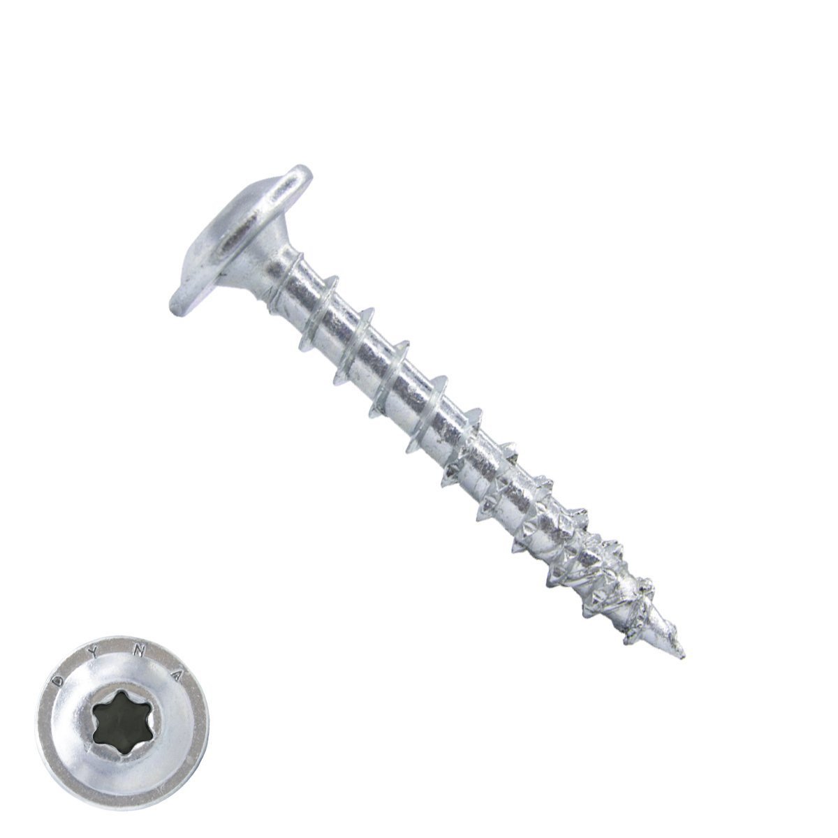 Alternatieve afbeelding voor Dynaplus Rückwandschrauben 4x40mm verzinkt Senkkopf TORX 200 Stück