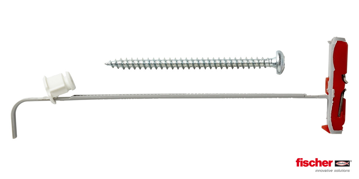 Alternatieve afbeelding voor fischer DuoTec 10 S PH Hohlraumdübel 10 mit Linsenkopfschrauben 2 Stück