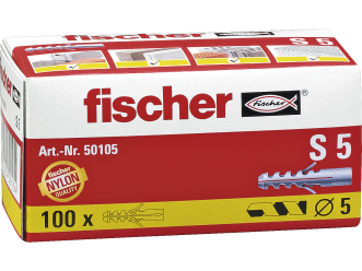 Alternatieve afbeelding voor fischer Dübel S 5 100 Stück