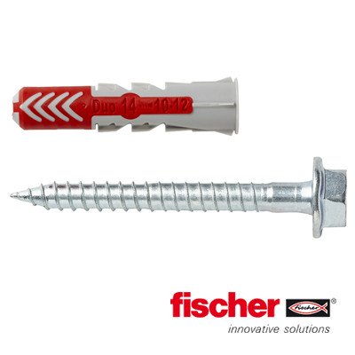 Alternatieve afbeelding voor fischer Duopower Dübel 14x70 S mit Schlüsselschrauben 2 Stück