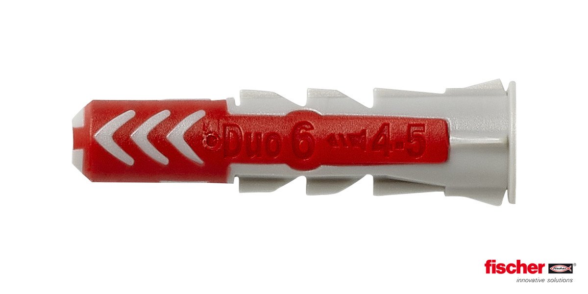 Alternatieve afbeelding voor fischer Duopower Dübel 6x30mm 28 Stück