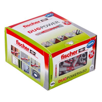 Alternatieve afbeelding voor fischer Duopower Dübel 6x50 100 Stück