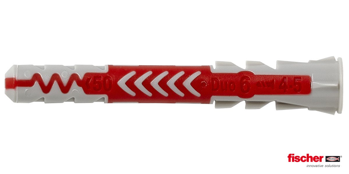 Alternatieve afbeelding voor fischer Duopower Dübel 6x50mm 8 Stück