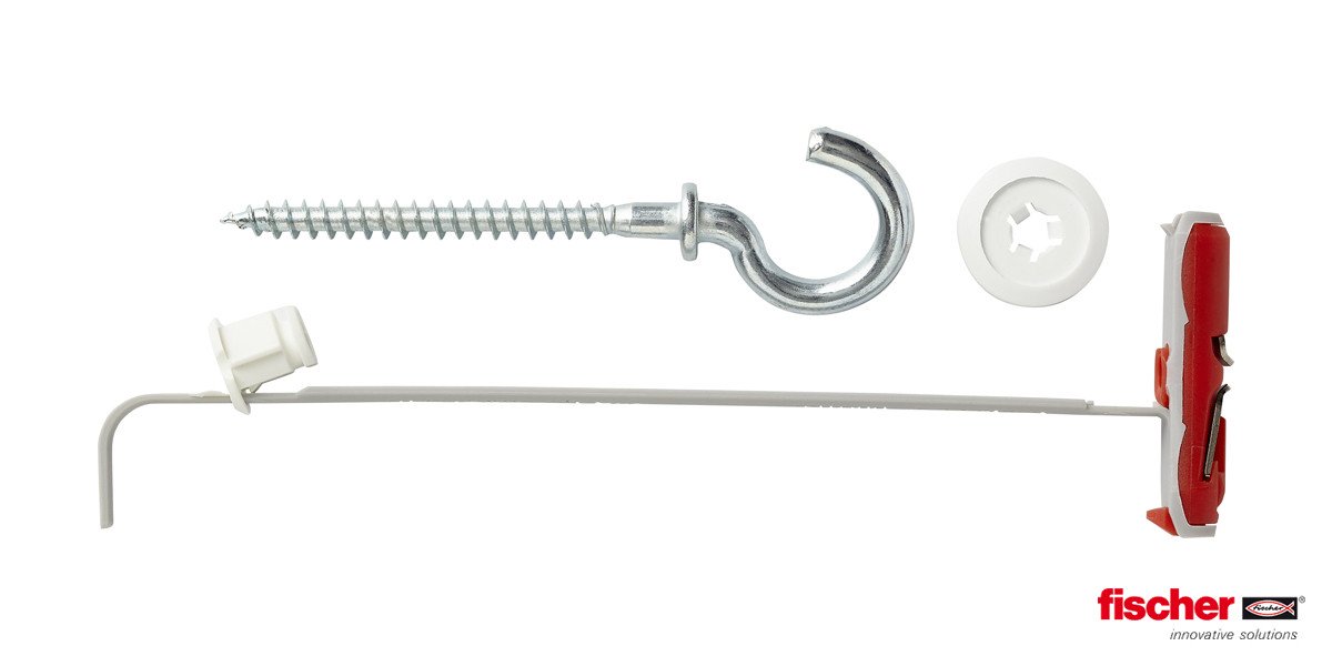 Alternatieve afbeelding voor fischer DuoTec 10 RH Hohlraumdübel 10 mit Rundhaken 2 Stück