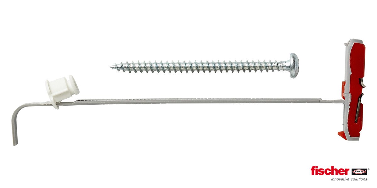 Alternatieve afbeelding voor fischer DuoTec 10 S PH Hohlraumdübel 10 mit Linsenkopfschrauben 2 Stück