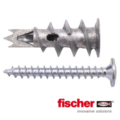 Alternatieve afbeelding voor fischer Gipskartondübel metall GKM S mit Schrauben 6 Stück