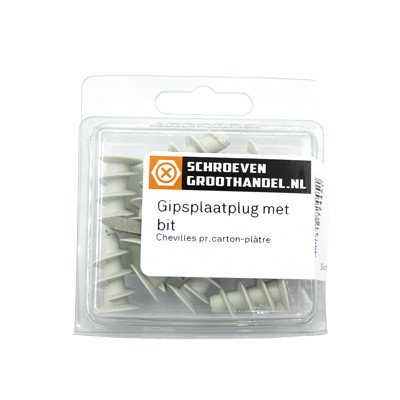 Alternatieve afbeelding voor Gipsplattendübel mit Bit 10 Stück