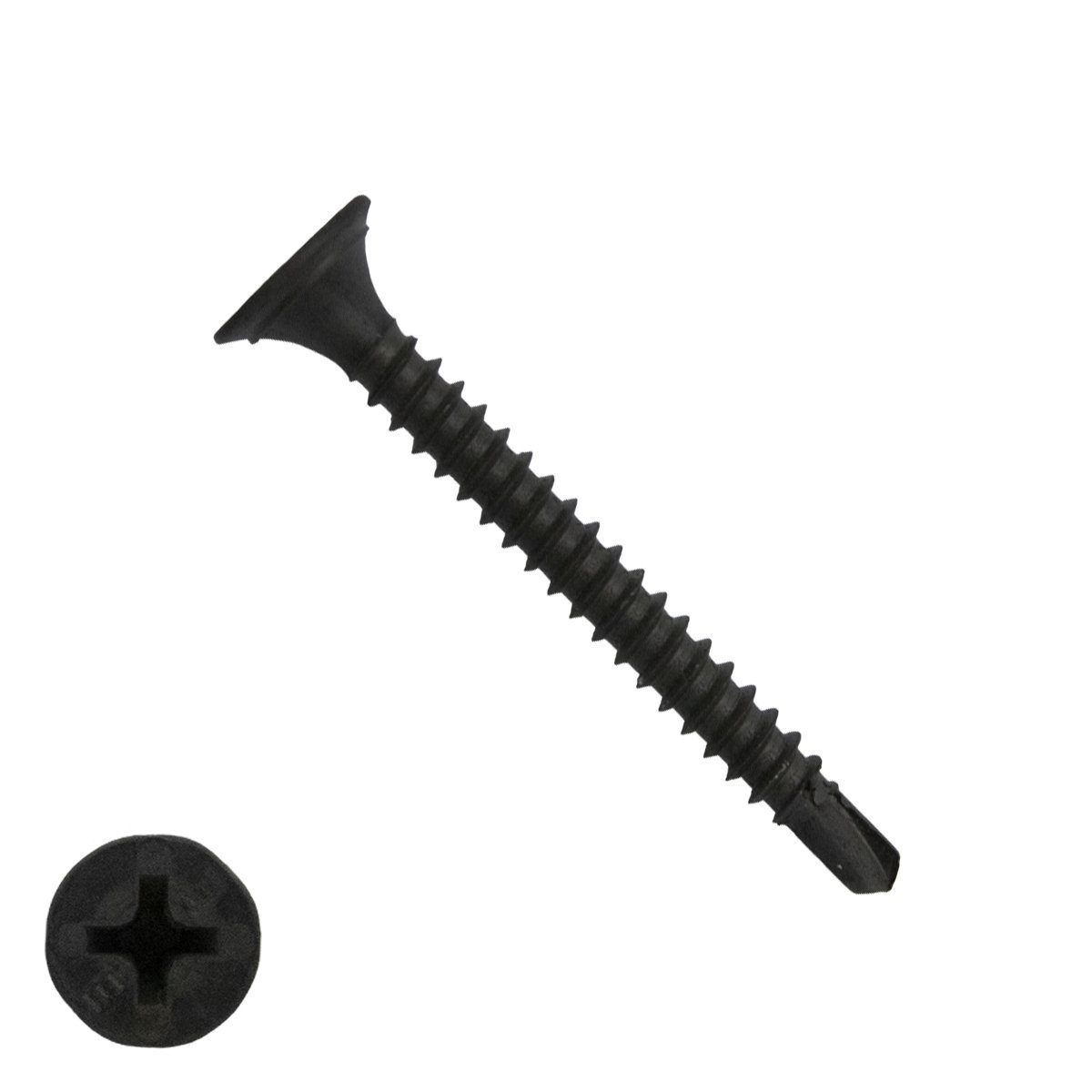 Alternatieve afbeelding voor Grabber Schnellbauschrauben 3,5x35mm phosphatiert mit Bohrspitze Feingewinde mit PH2 1000 Stück