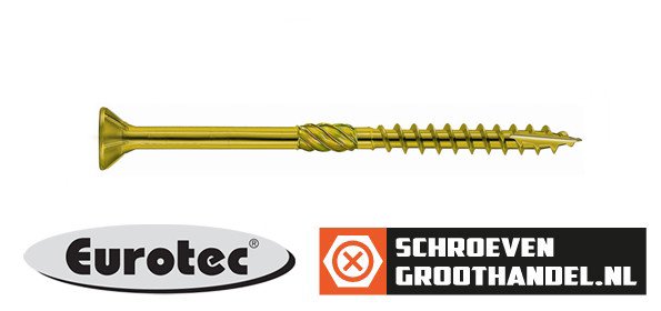 Alternatieve afbeelding voor Holzbauschrauben 4x30mm gelb verzinkt Senkkopf TORX-20 1000 Stück