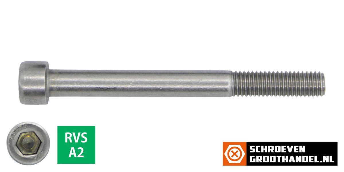 Alternatieve afbeelding voor Inbusschrauben  M10 x 80mm Edelstahl A2 Zylinderkopf Din912 25 Stück