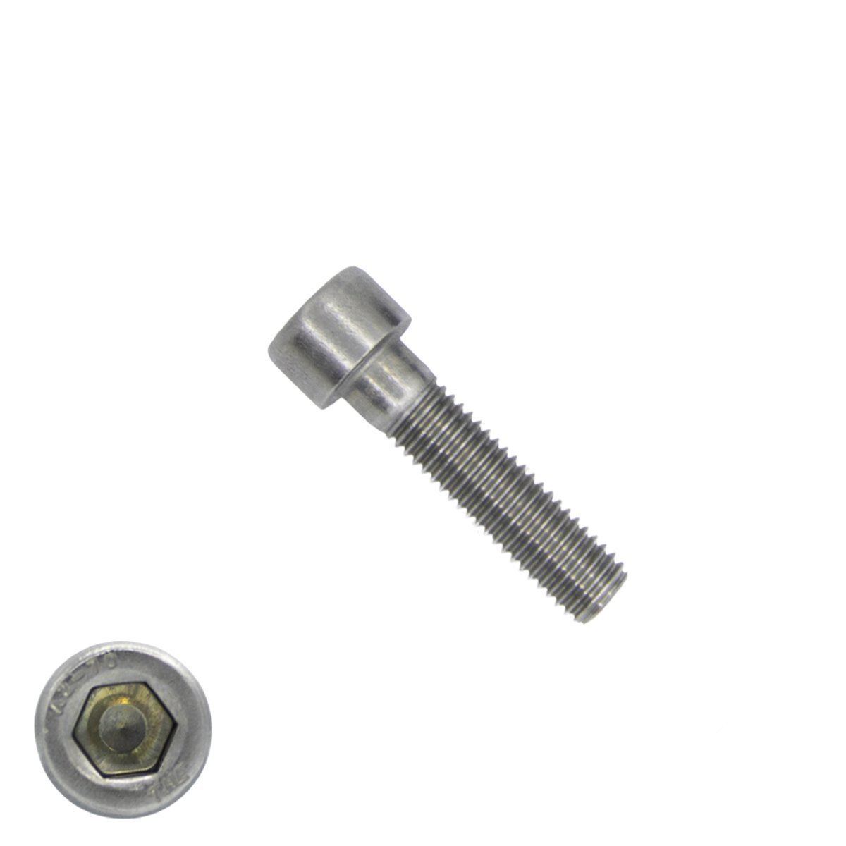 Alternatieve afbeelding voor Inbusschrauben  M5 x 30mm Edelstahl A4 Zylinderkopf Din912 100 Stück