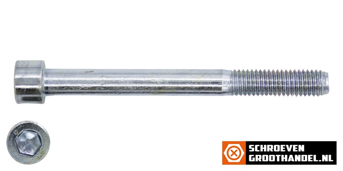 Alternatieve afbeelding voor Inbusschrauben  M8 x 130mm verzinkt Zylinderkopf Din912 50 Stück
