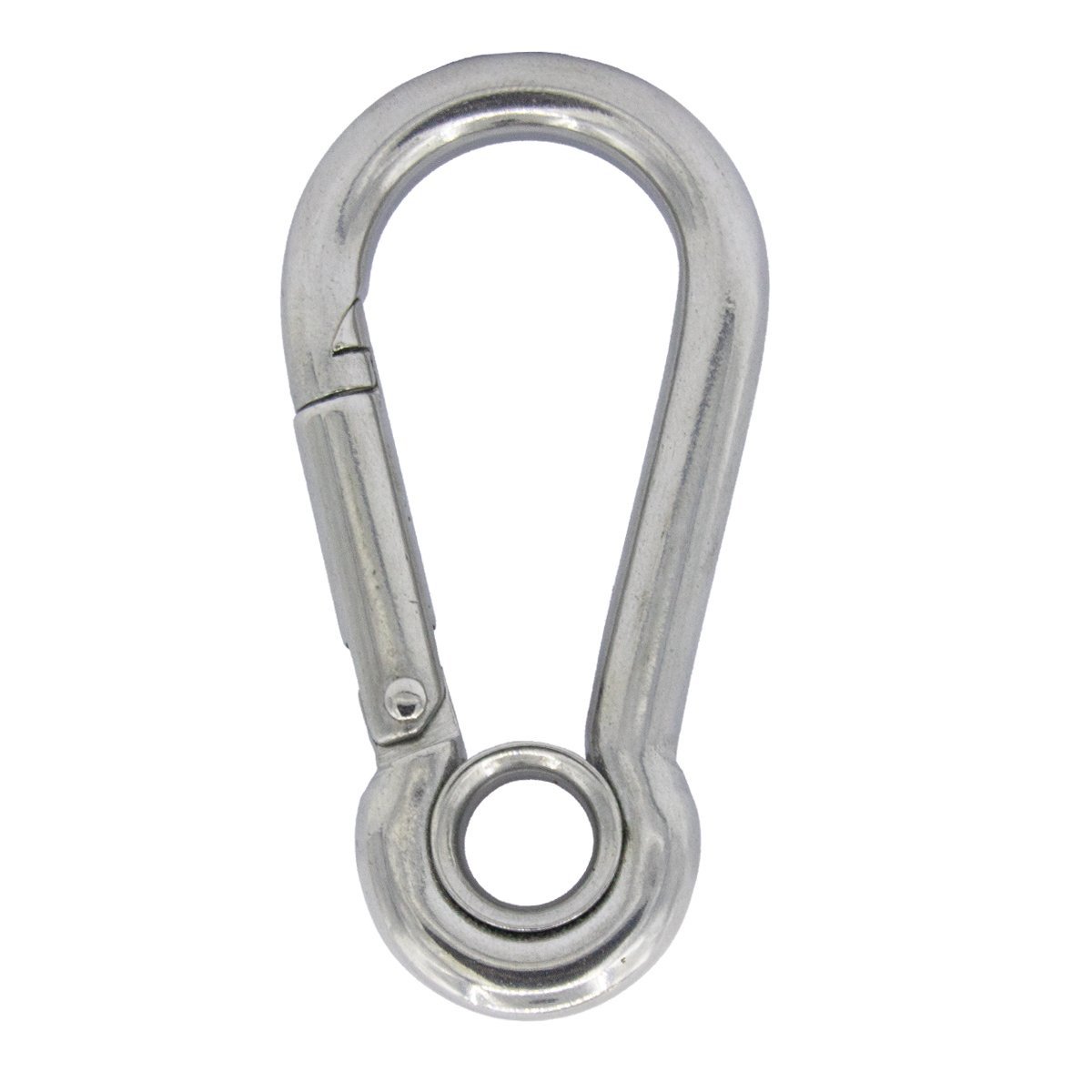 Alternatieve afbeelding voor Karabinerhaken mit Auge 8x80mm Edelstahl A4 1 Stück