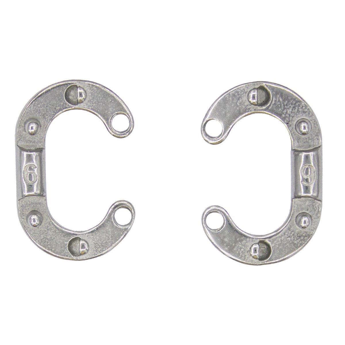 Alternatieve afbeelding voor Kettennotglied zum Einnieten 8mm Edelstahl A4 1 Stück