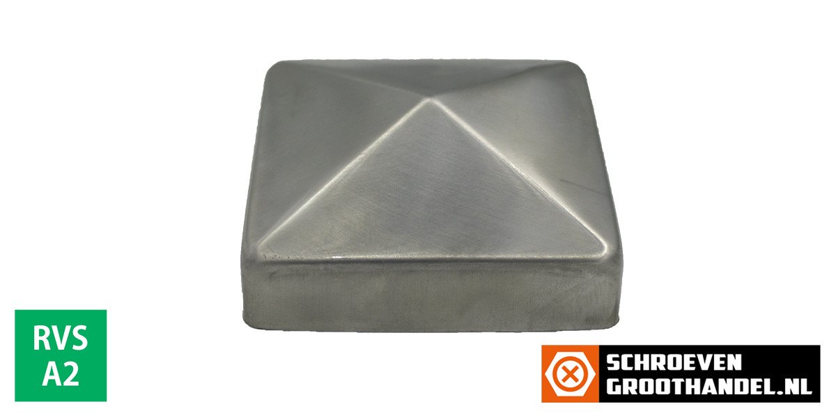 Alternatieve afbeelding voor Pfostenkappe 71x71mm Edelstahl A2 1 Stück