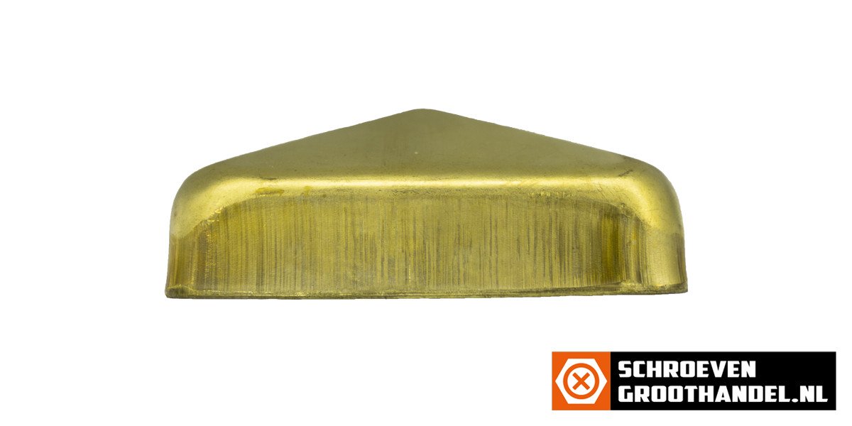 Alternatieve afbeelding voor Pfostenkappe 71x71mm Messing 1 Stück