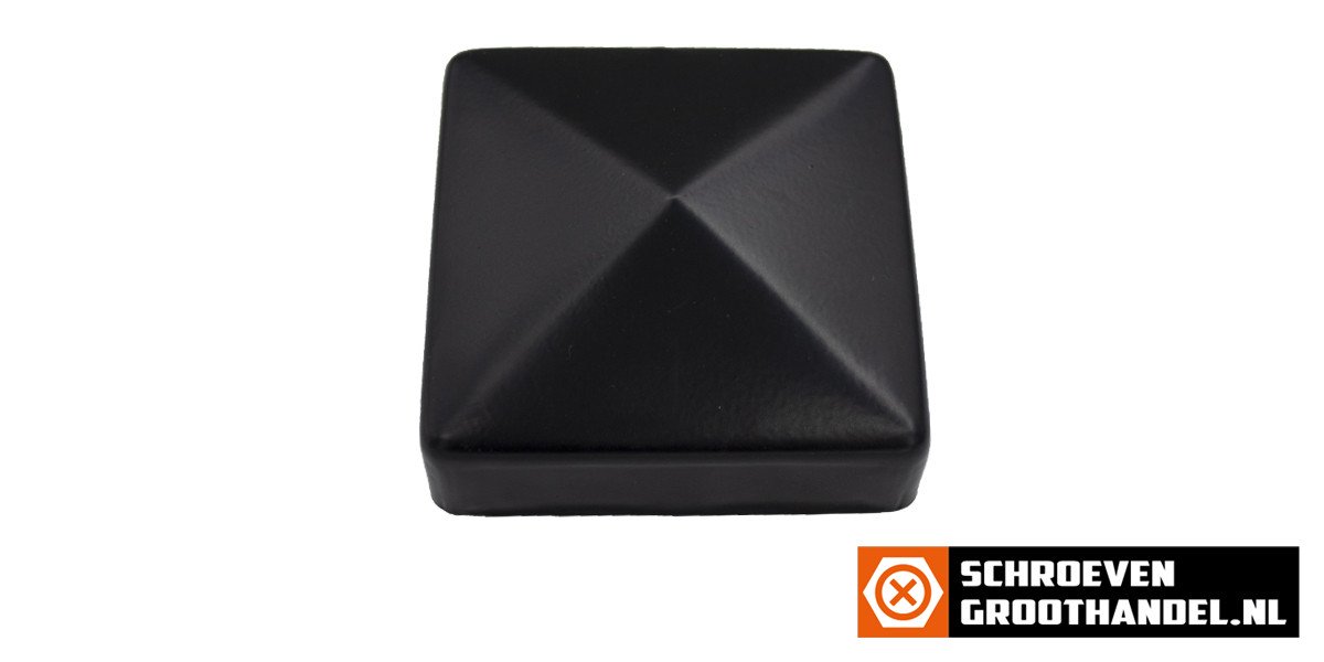 Alternatieve afbeelding voor Pfostenkappe 71x71mm Schwarz verzinkt 1 Stück