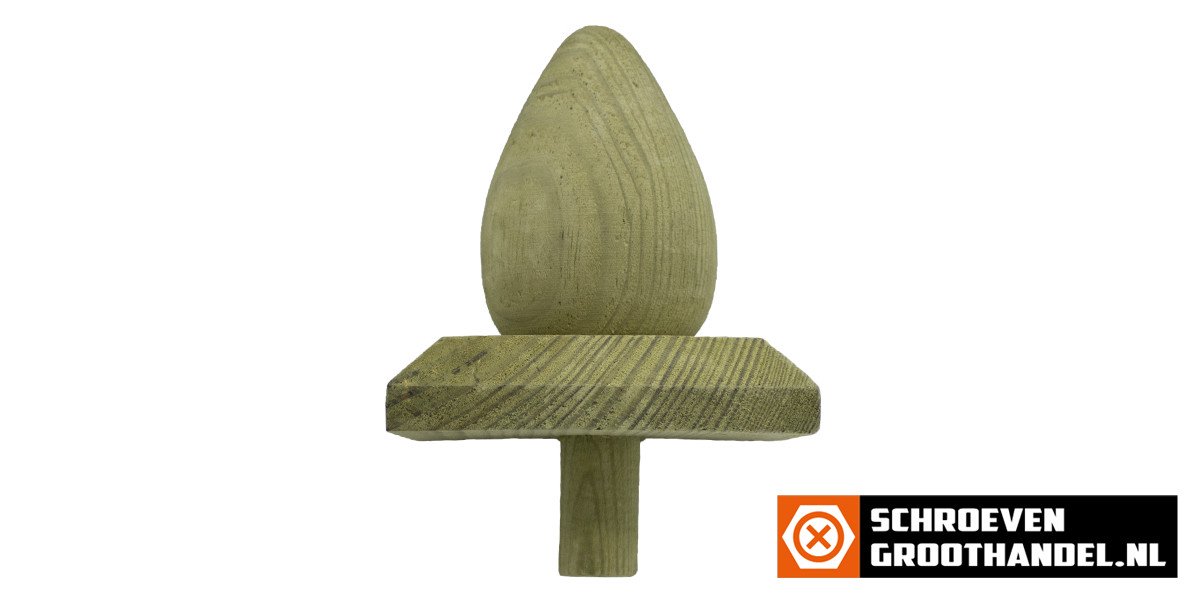 Alternatieve afbeelding voor Pfostenkappe Birne 100x100mm Holz 1 Stück