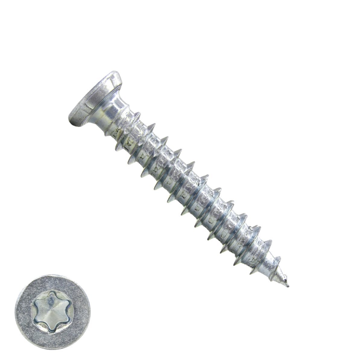 Alternatieve afbeelding voor Rahmenschrauben 7,5x42mm verzinkt Senkkopf TORX 100 Stück