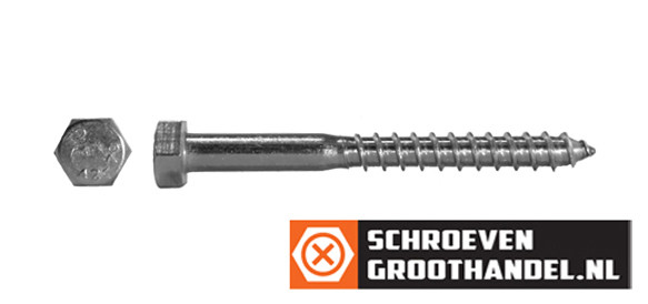 Alternatieve afbeelding voor Schlüsselschrauben M10 verzinkt 10x35mm Din571 100 Stück