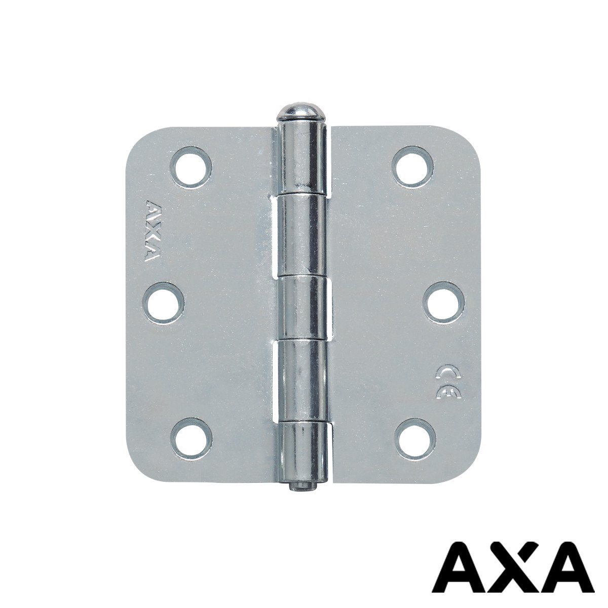 Alternatieve afbeelding voor Scharnier 76x76mm ungelagert mit runde Ecken AXA