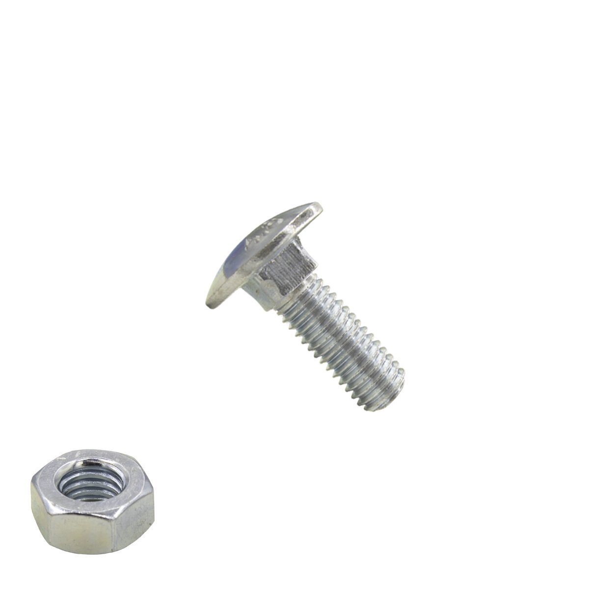 Alternatieve afbeelding voor Schlossschrauben  M10 x 20mm verzinkt Din603  mit Muttern 25 Stück