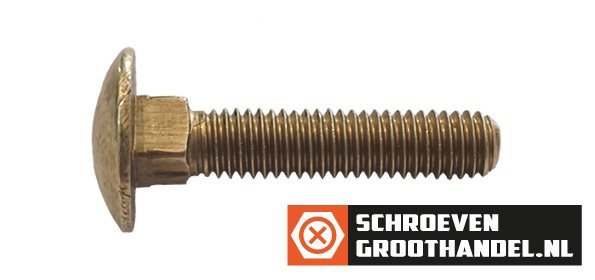 Alternatieve afbeelding voor Schlossschrauben  M6 x 50 Messing Din603 25 Stück