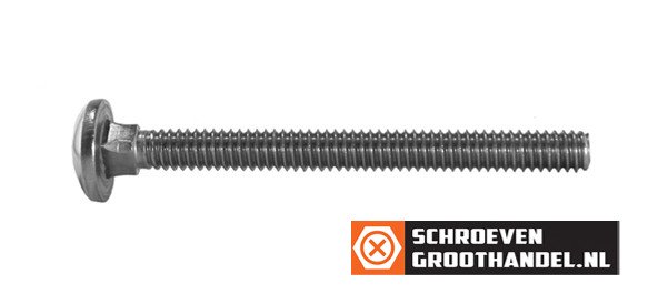 Alternatieve afbeelding voor Schlossschrauben  M6 x 55 Edelstahl A2 Din603 100 Stück
