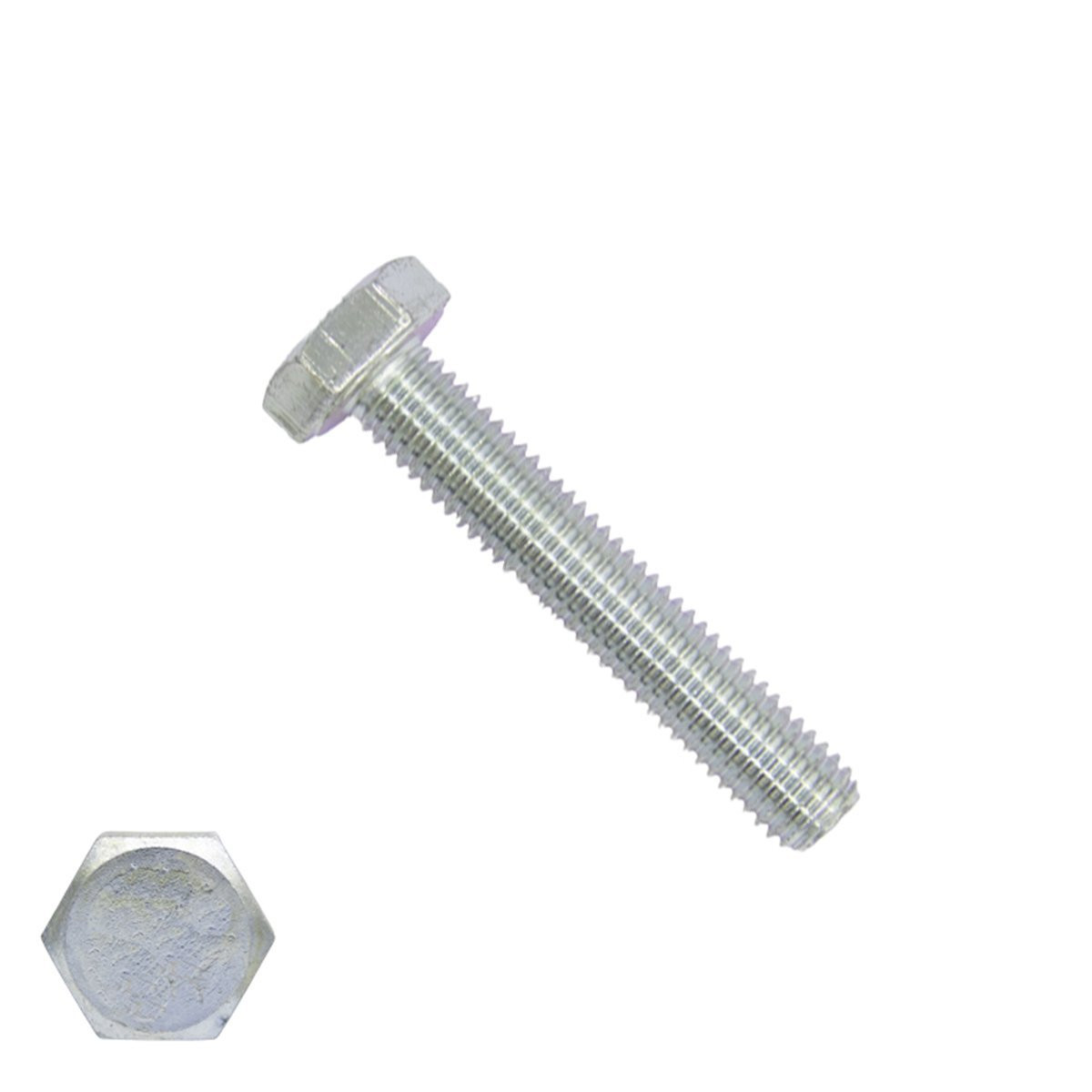 Alternatieve afbeelding voor Sechskantschrauben M16 x 50mm verzinkt DIN933 Vollgewinde 50 Stück