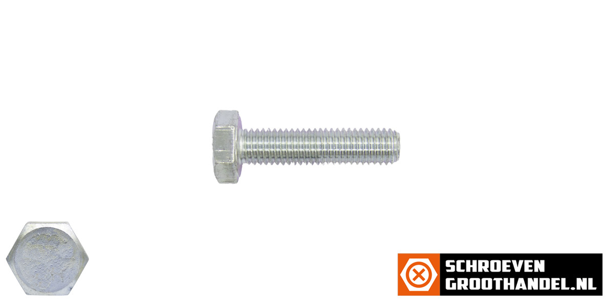 Alternatieve afbeelding voor Sechskantschrauben M18 x 35mm verzinkt DIN933 Vollgewinde 50 Stück