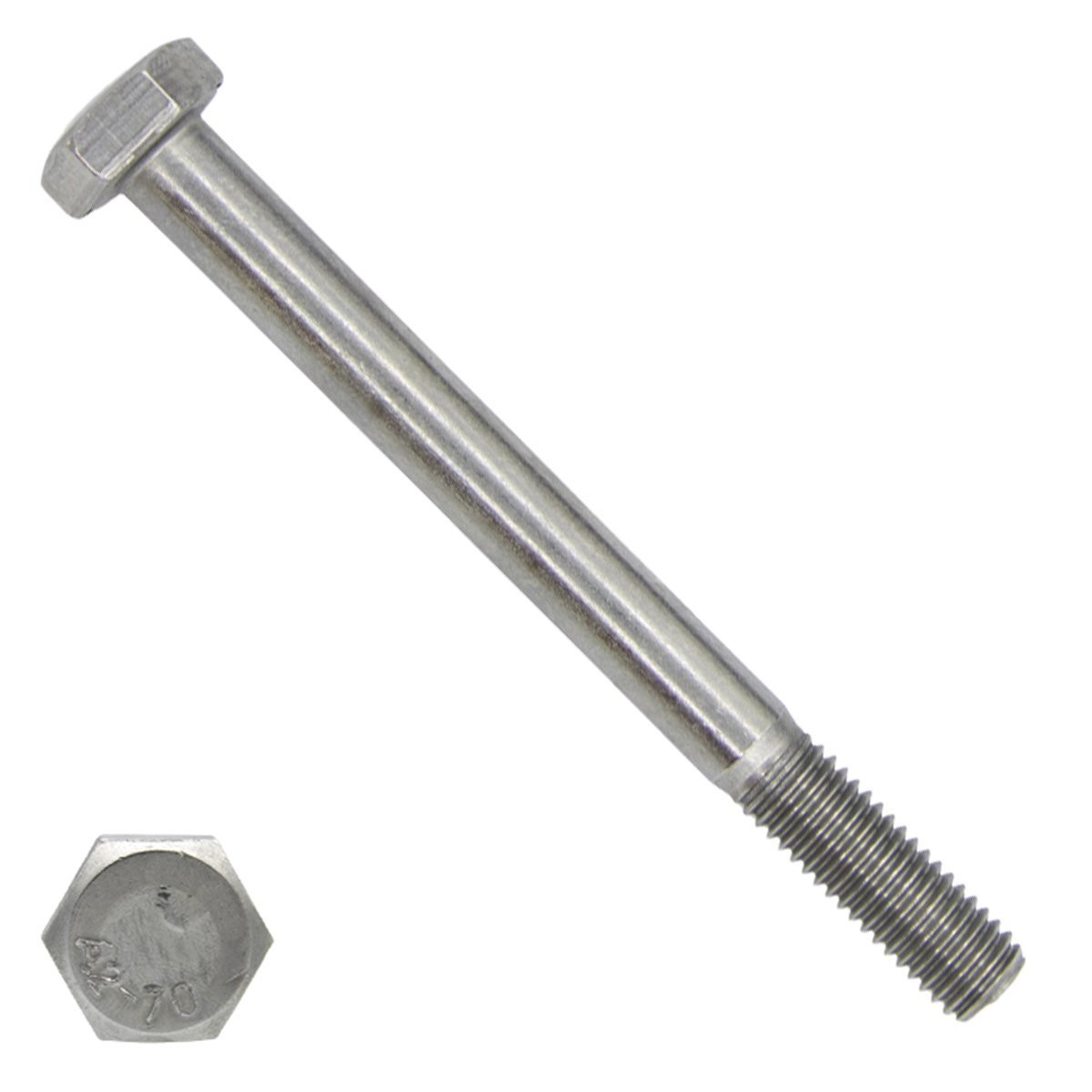 Alternatieve afbeelding voor Sechskantschrauben  M10 x 110mm Edelstahl A2 DIN931 mit Schaft 50 Stück