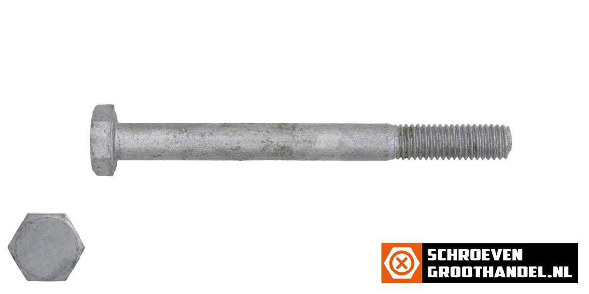 Alternatieve afbeelding voor Sechskantschrauben  M24 x 90mm feuerverzinkt DIN931 mit Schaft 10 Stück