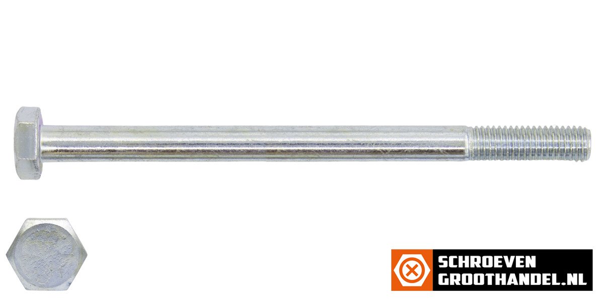 Alternatieve afbeelding voor Sechskantschrauben  M6 x 120mm verzinkt DIN931 mit Schaft 100 Stück