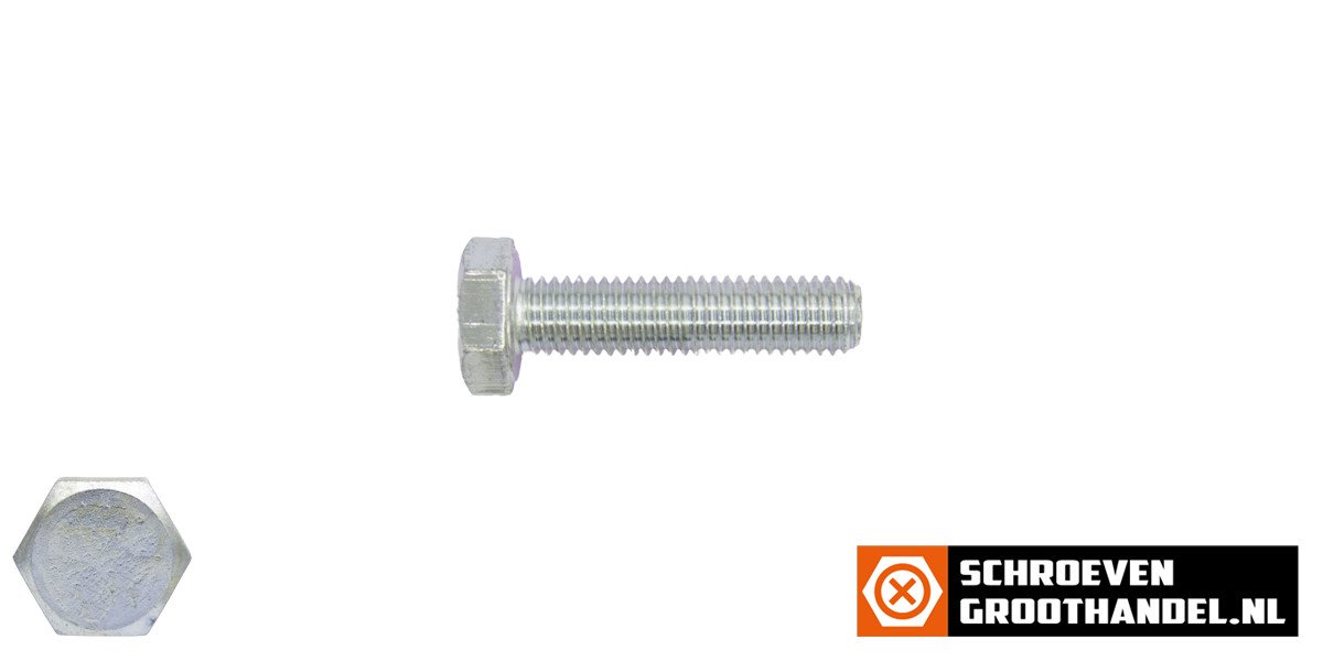 Alternatieve afbeelding voor Sechskantschrauben M6 x 18mm verzinkt DIN933 Vollgewinde 200 Stück