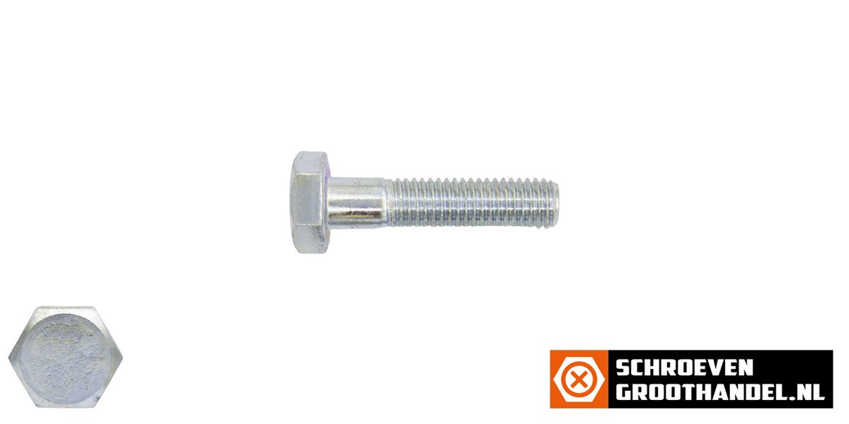 Alternatieve afbeelding voor Sechskantschrauben  M8 x 35mm verzinkt DIN931 mit Schaft 200 Stück