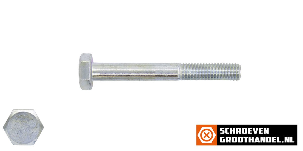 Alternatieve afbeelding voor Sechskantschrauben  M8 x 45mm verzinkt DIN931 mit Schaft 200 Stück